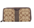 Coach Signature Zip Wallet, front view